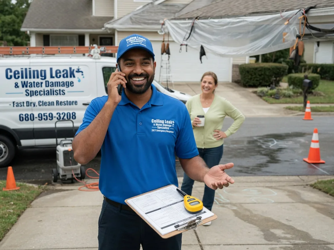 Ceiling Leak Cleanup Rochester, IN FAQs